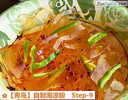 自制海凉粉做法第九步骤