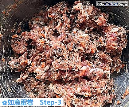 如意蛋卷做法第三步骤