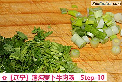 清炖萝卜牛肉汤做法第十步骤