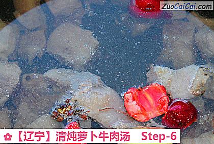 清炖萝卜牛肉汤做法第六步骤