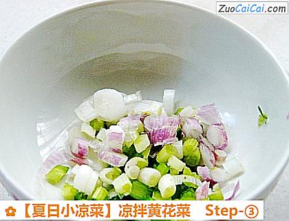 凉拌黄花菜做法第三步骤