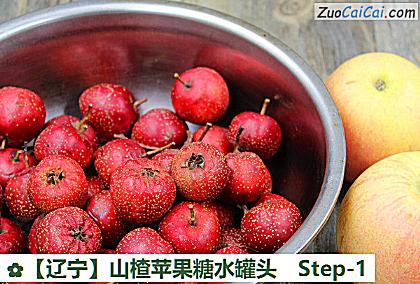 山楂苹果糖水罐头做法第一步骤