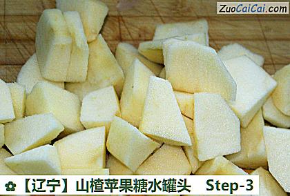 山楂苹果糖水罐头做法第三步骤