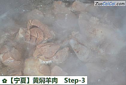 黄焖羊肉做法第三步骤