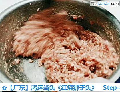 ［广东］鸿运当头《红烧狮子头》做法第八步骤