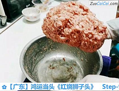 ［广东］鸿运当头《红烧狮子头》做法第九步骤