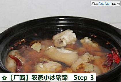 农家小炒猪蹄做法第三步骤