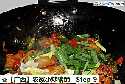 农家小炒猪蹄做法第九步骤