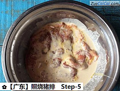 照烧猪排做法第五步骤