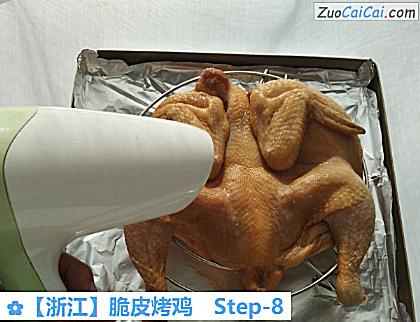 脆皮烤鸡做法第八步骤