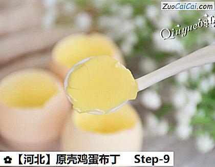 原壳鸡蛋布丁做法第九步骤