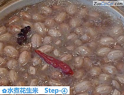 水煮花生米做法第四步骤