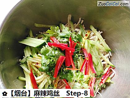 麻辣鸡丝做法第八步骤