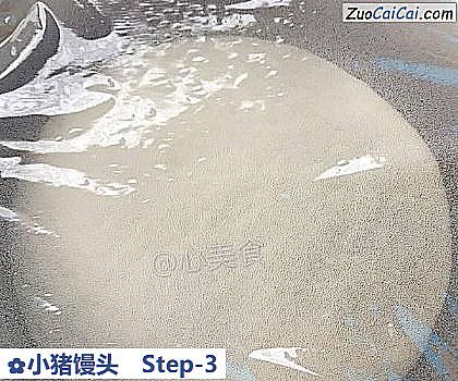 小猪馒头做法第三步骤