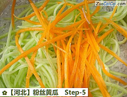 粉丝黄瓜做法第五步骤