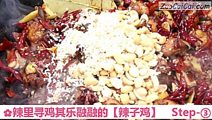 辣子鸡做法第三步骤
