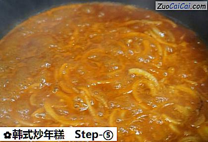 韩式炒年糕做法第五步骤