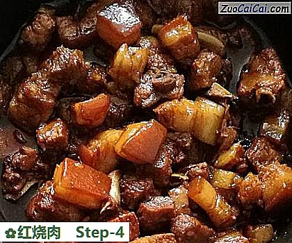 红烧肉做法第四步骤