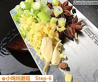 小鸡炖蘑菇做法第六步骤