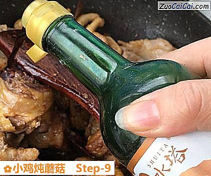 小鸡炖蘑菇做法第九步骤