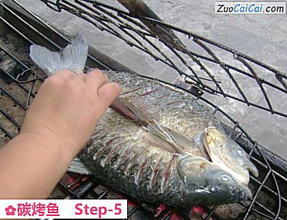 碳烤鱼做法第五步骤