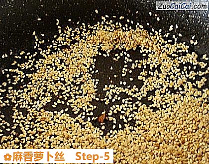 麻香萝卜丝做法第五步骤