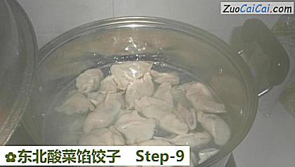 东北酸菜馅饺子做法第九步骤