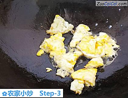 农家小炒做法第三步骤