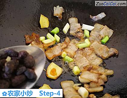 农家小炒做法第四步骤