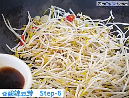 酸辣豆芽做法第六步骤