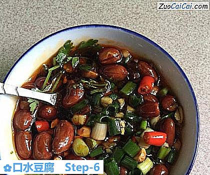 口水豆腐做法第六步骤