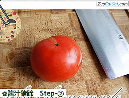 酱汁猪蹄做法第二步骤