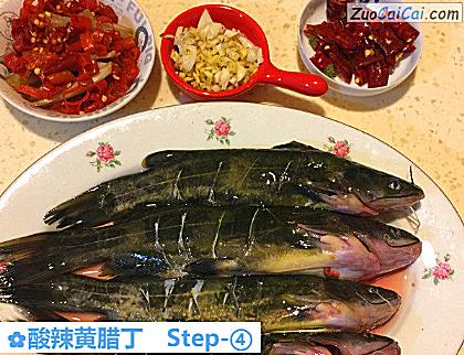 酸辣黄腊丁做法第四步骤