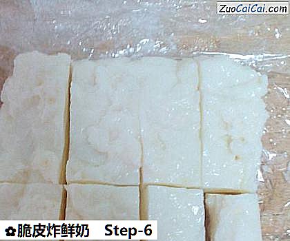 脆皮炸鲜奶做法第六步骤