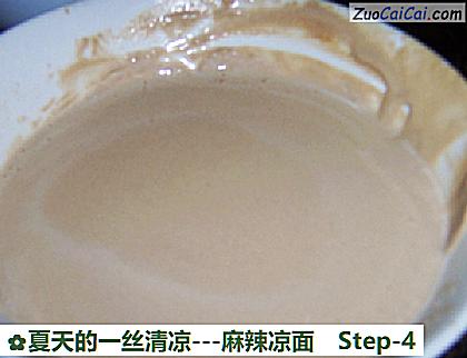 夏天的一丝清凉-麻辣凉面做法第四步骤