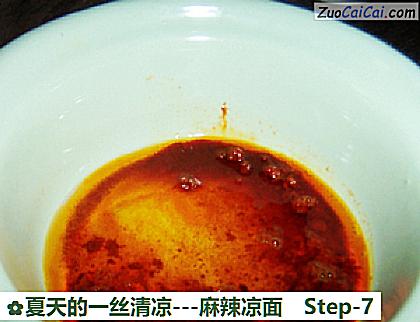 夏天的一丝清凉-麻辣凉面做法第七步骤
