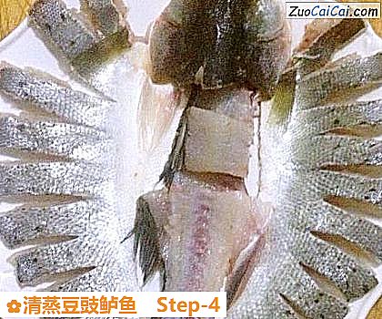 清蒸豆豉鲈鱼做法第四步骤