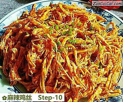 麻辣鸡丝做法第十步骤