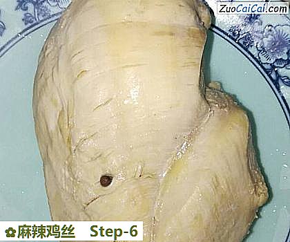 麻辣鸡丝做法第六步骤