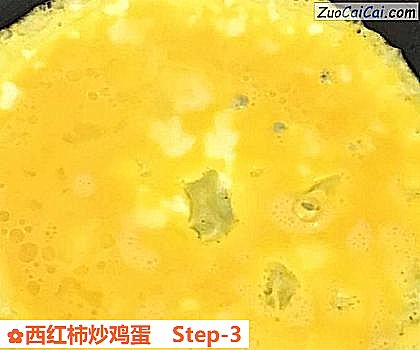 西红柿炒鸡蛋做法第三步骤