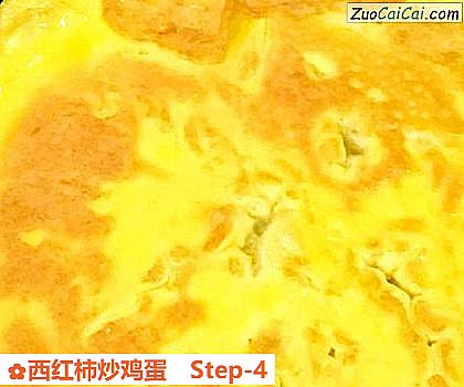 西红柿炒鸡蛋做法第四步骤