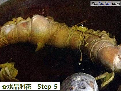 水晶肘花做法第五步骤