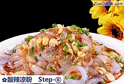 酸辣凉粉做法第六步骤