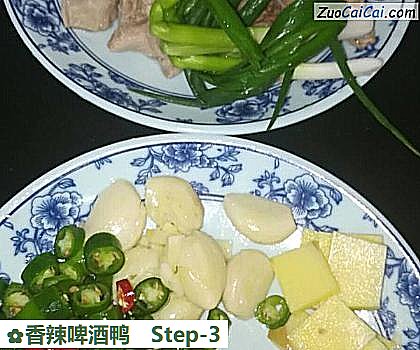 香辣啤酒鸭做法第三步骤