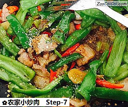 农家小炒肉做法第七步骤