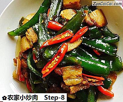 农家小炒肉做法第八步骤