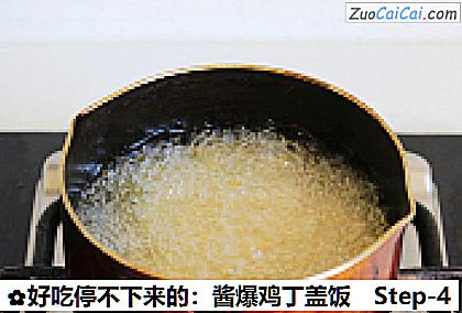 好吃停不下来的:酱爆鸡丁盖饭做法第四步骤