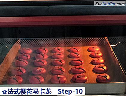 法式樱花马卡龙做法第十步骤