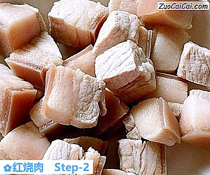 红烧肉做法第二步骤