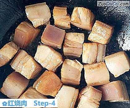 红烧肉做法第四步骤